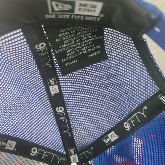 Los Angeles Clippers tie Dye Hat Cap NBA Basketball NEW ERA 9 FIFTY Snapback - Picture 5 of 6